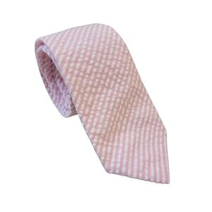 Hyden Yoo New York Designer CottonPink and White Striped Tie‎ 57in Long Career